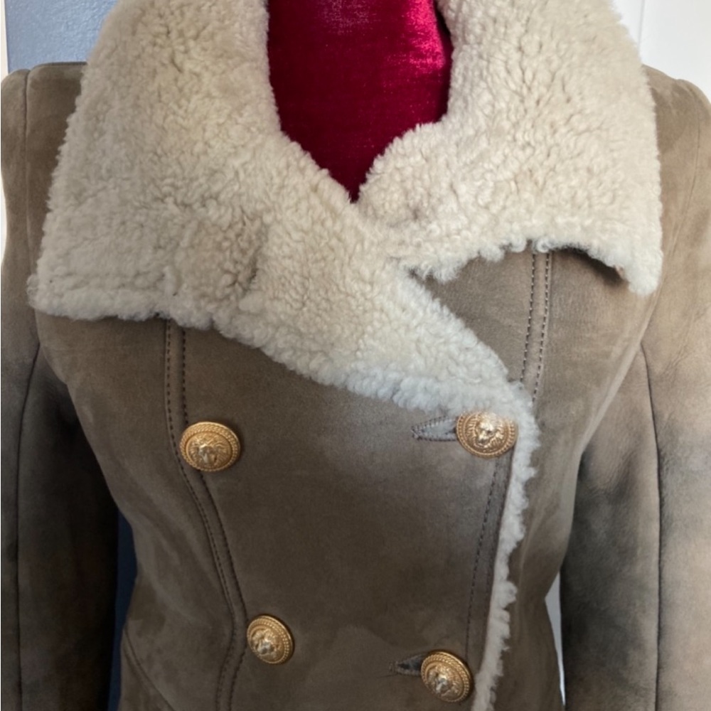 BALMAIN Shearling - Picture 12 of 17
